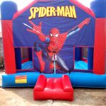 Spiderman Themed Bouncy Castle